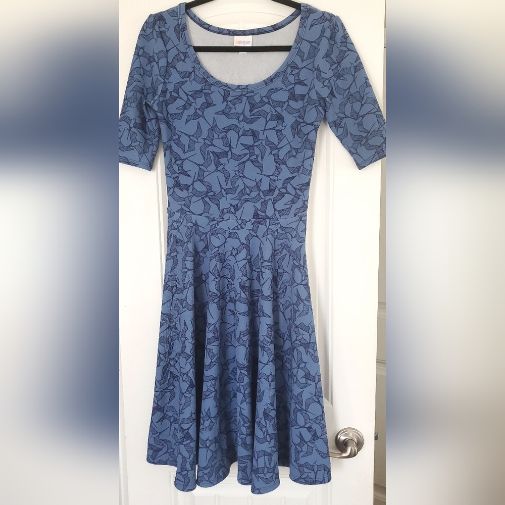 LuLaRoe Blue Dress